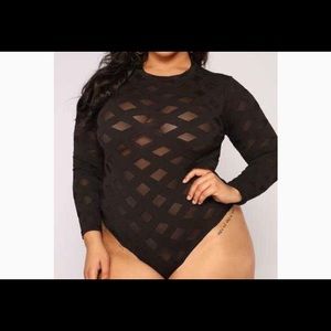 Fashion Nova Edges That Scratch Bodysuit 3X